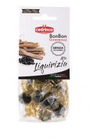 Bonbon gommoso alla liquirizia senza zucchero