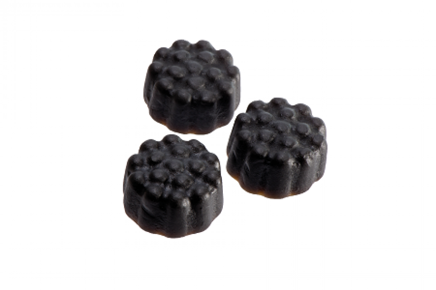 Bonbon gommoso alla liquirizia senza zucchero-3